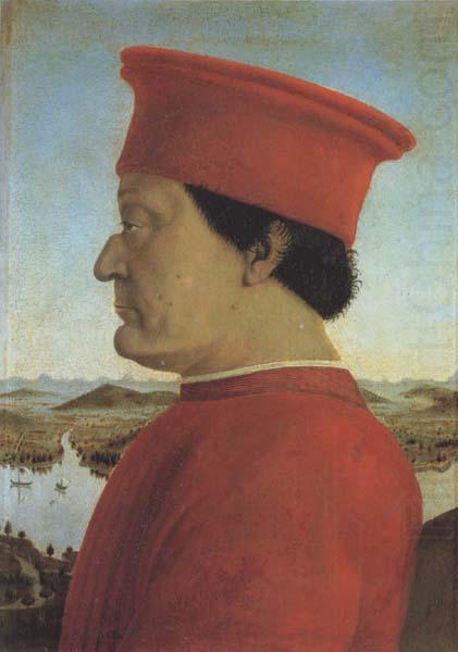 Piero della Francesca Federigo da Montefeltro and his Wife Battista Sforza (mk45) china oil painting image